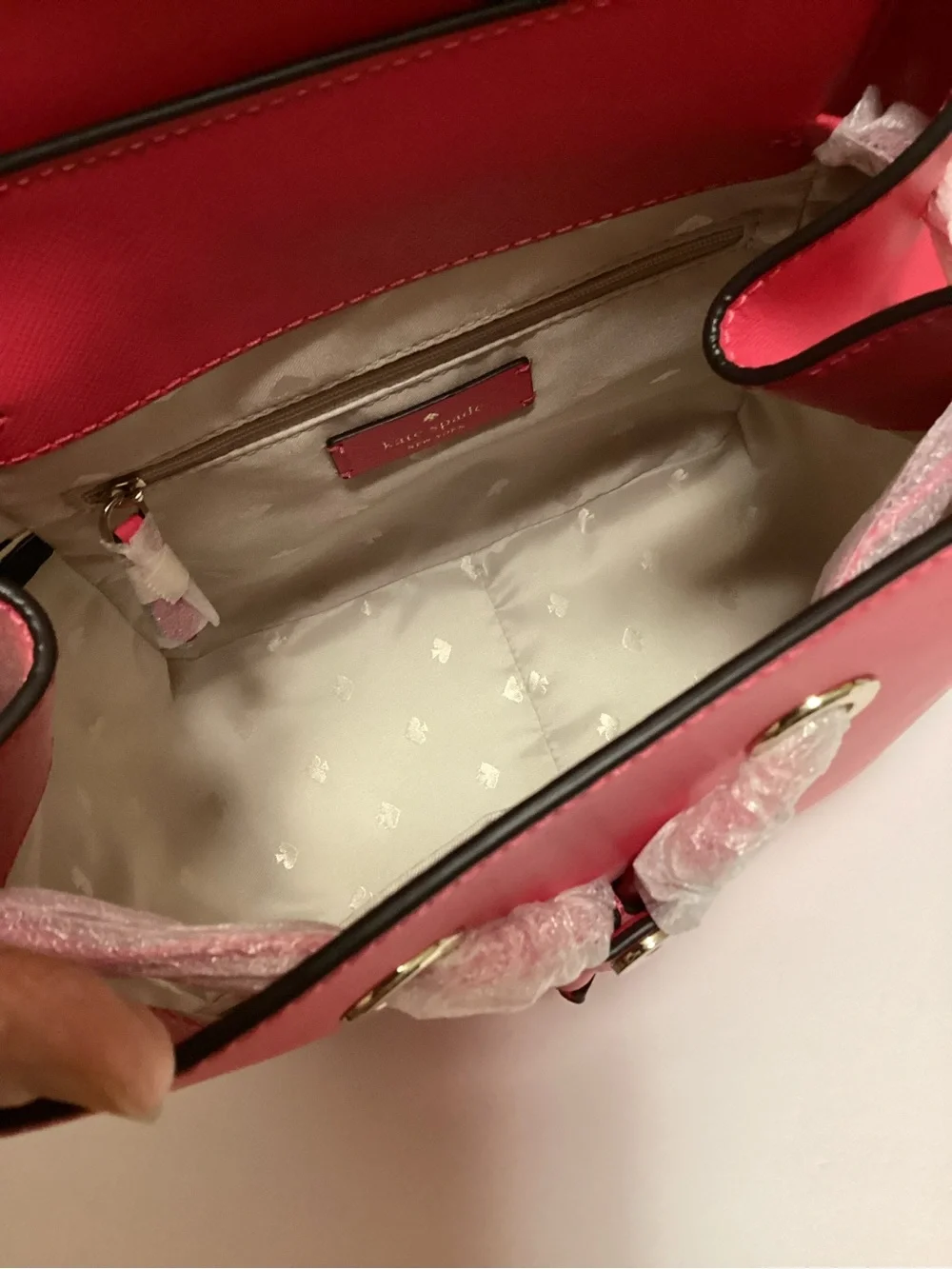 kate spade pink leather structured mini backpack, NWT